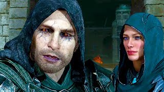 Shadow of War The Blade of Galadriel All Cutscenes Movie [upl. by Romelle726]