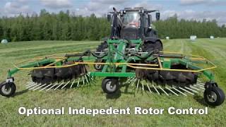 Agronic WR600 Rake with Krone Vario [upl. by Rhyne]