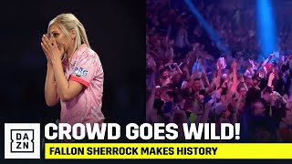 INSANE Darts Crowd ERUPTS As Fallon Sherrock Makes History [upl. by Mackay54]