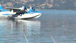 grumman albatross landing on clear lake [upl. by Renard]