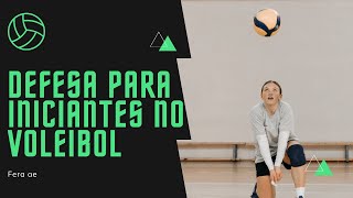 5 EXERCÍCIOS DE DEFESA PARA INICIANTES NO VOLEIBOL [upl. by Nolyaw489]