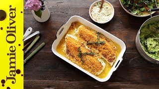 Tasty Crusted Cod  Jamie Oliver [upl. by Bevers998]