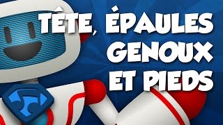 Tête Épaules Genoux et Pieds Version avec Paroles  Kids Super Songs Français [upl. by Nawek424]