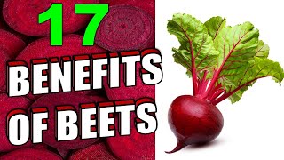 17 Powerful Health Benefits of Beets  BEETROOT CURES FOR THE BODY [upl. by Snowman]