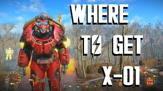 Fallout 4  X01 Power Armor Location Guide [upl. by Kcirrek866]