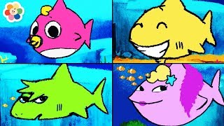 Baby Shark Doo Doo Song For Kids  Baby Songs amp Nursery Rhymes For Children By BabyFirst [upl. by Harman858]