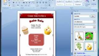 How to Make a Flyer using Microsoft Word [upl. by Leahcin]