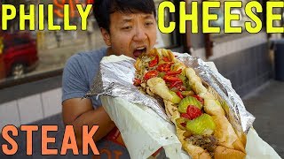 BEST CHEESESTEAK Sandwich in Philadelphia Philly Cheesesteak Tour [upl. by Emelina]