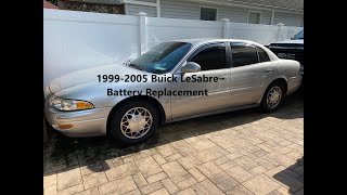 1999  2005 Buick LeSabre Battery Replacement [upl. by Evilo]