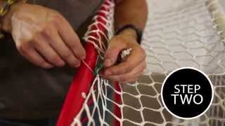 Traditional Mesh Hockey Net Assembly by WINNWELL HOCKEY [upl. by Harvison]