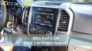 SYNC 2 to SYNC 3 Upgrade  2015 Ford F150 [upl. by Conyers406]