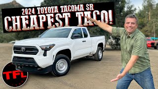 I Drive the CHEAPEST New 2024 Toyota Tacoma 4x4  First Drive Review [upl. by Larcher]