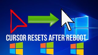 How to Fix Custom Cursor Resetting After Reboot in Windows [upl. by Denoting]