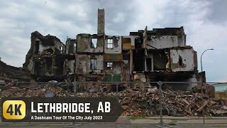 Lethbridge AB Driving Tour 4K [upl. by Eiddal]