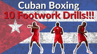 CUBAN BOXING 10 FOOTWORK DRILLS [upl. by Mandal]