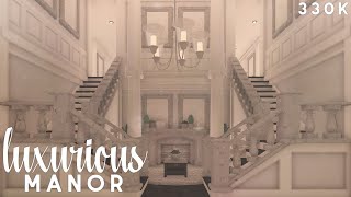 Bloxburg  Luxurious Manor Build [upl. by Jaret821]