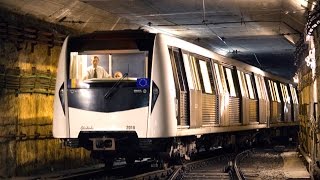 Bucharest Metro Trains  Bombardier Movia [upl. by Korney]