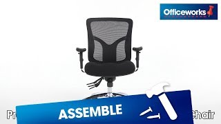 Professional Ergonomic Chair Assembly Instructions [upl. by Lengel364]