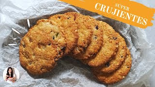 🍪Las mejores GALLETAS DE AVENA 🍪fáciles rápidas y muy crujientes  Auxy  Veg [upl. by Milas]