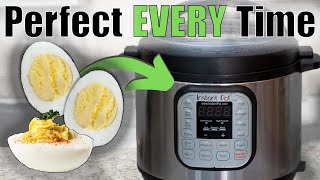 Instant Pot Hard Boiled Eggs Perfect EVERY TIME [upl. by Lettig]