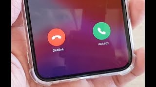 iPhone 11 Pro How to Answer  Decline an Incoming Call [upl. by Andrei]