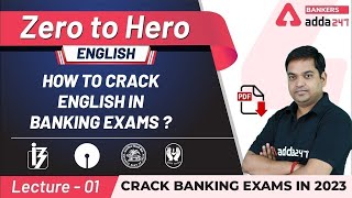 How to Crack English Section in Banking Exams 2024  Adda247 Banking Classes  Lec1 [upl. by Hsakiv]