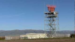 Moffett Field dual horn Radar ASR9 ANGPN30 Airport Surveillance Radar [upl. by Ahsied3]