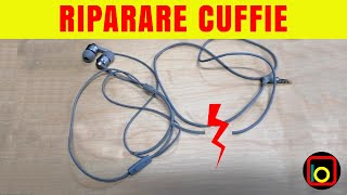 FAI DA TE Riparare cuffie  DIY Repair Headphones [upl. by Reldnahc]