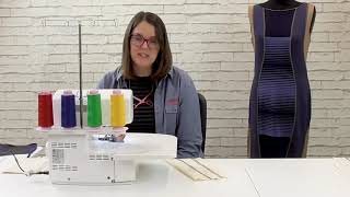 The OverlockerSerger Flatlock Stitch [upl. by Airretnahs91]