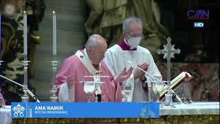 Ama Namin  The Lord’s Prayer  Pope Francis  Vatican City Rome [upl. by Cohla348]