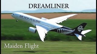 RC Boeing 7879 Dreamliner Maiden flight Air New Zealand [upl. by Adnaval]