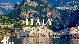 Italy 4K  Relaxing Music Along With Beautiful Nature Videos [upl. by Sihtnyc]