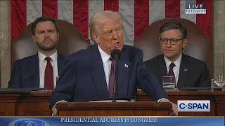 President Trump Addresses Joint Session of Congress [upl. by Holmun]