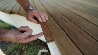 Ipe Deck Framing  3 Tricks [upl. by Philomena]