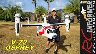 Banana Hobby BLITZRC WORKS V22 OSPREY Hover amp Forward Flight Demo By RCINFORMER [upl. by Tnirb]