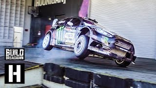 Ken Block Slays the Donut Garage in his 650HP Fiesta Yardkhana [upl. by Walcoff]