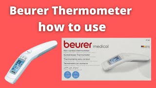 Beurer thermometer how to use Beurer Thermometer FT90 [upl. by Lertnom]