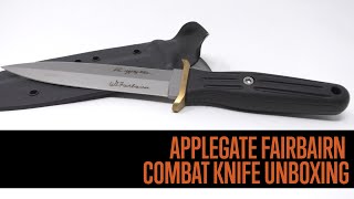 BOKER APPLEGATE FAIRBAIRN KNIFE REVIEW UNBOXING 2019 [upl. by Had]