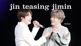 jins guide to teasing jimin  방탄소년단 BTS happy jinmin [upl. by Juno912]