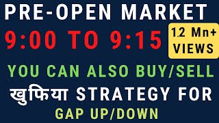 What is Pre Opening Session in Stock Market  How to trade in Pre Open Market [upl. by Fachanan77]