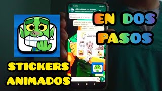 Como convertir videos y Gif en STICKERS ANIMADOS para Whatsapp ✅✅ [upl. by Mickey3]