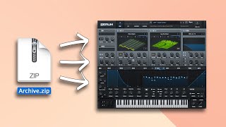 How to install serum presets skins amp wavetable packs [upl. by Shatzer]