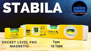 Stabila Pocket Level Pro Magnetic amp Type 70 TMW [upl. by Arleta]