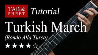 Turkish March  Guitar Lesson  TAB [upl. by Targett]