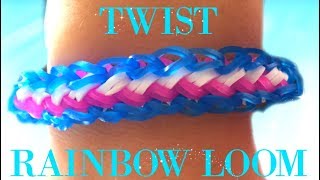 EASY TWIST RAINBOW LOOM BRACELET [upl. by Gabrielli]