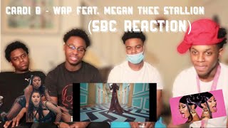 Cardi B  WAP feat Megan Thee Stallion SBC REACTION [upl. by Arber465]