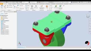 Ejemplo de Ensamblaje en Inventor [upl. by Valeta]