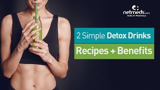 2 Simple amp Easy Detox Drink Recipes [upl. by Nivag290]