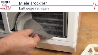 Miele Trockner  Luftwege reinigen [upl. by Anileuqcaj]