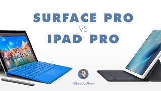 Surface Pro vs the iPad Pro  Which is better for drawing and illustration [upl. by Dnomaj]